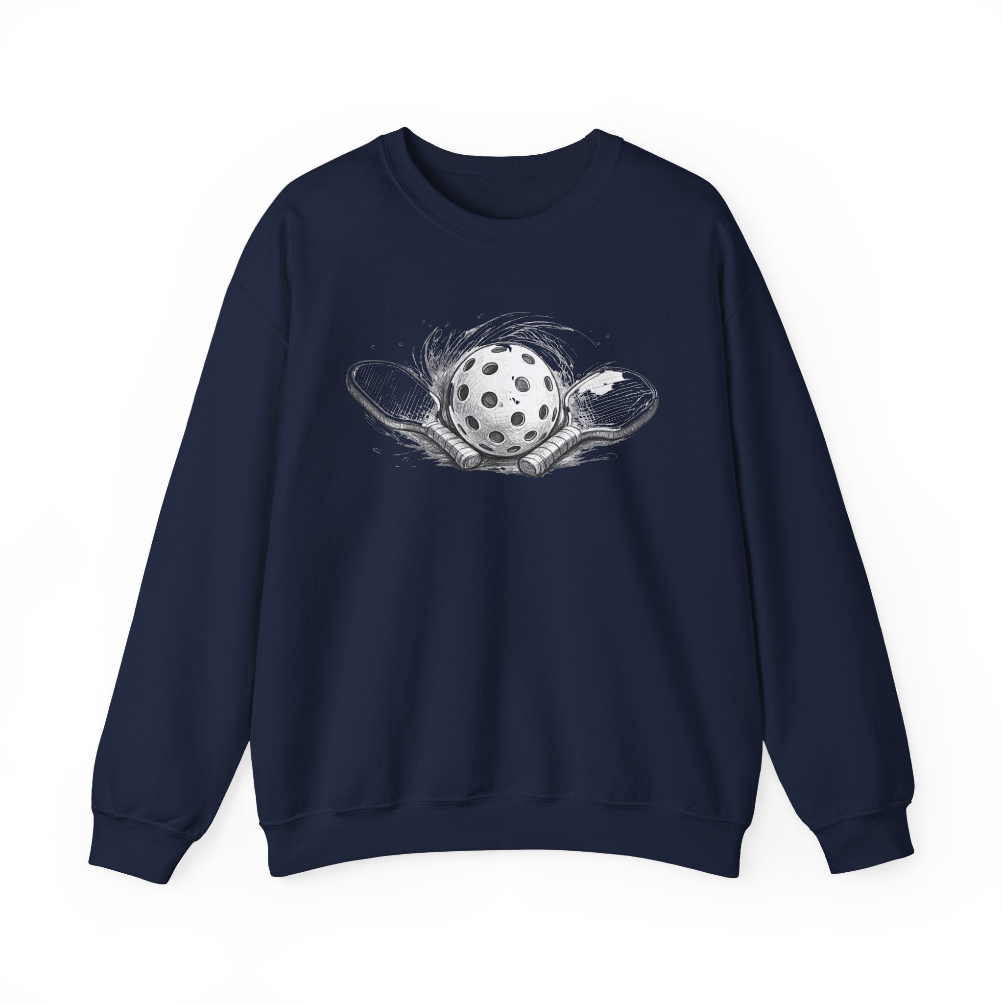 Crewneck Sweatshirt Sketch Paddle and Ball