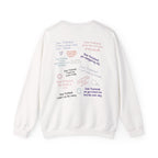 Crewneck Front/Back Love Notes Sweatshirt