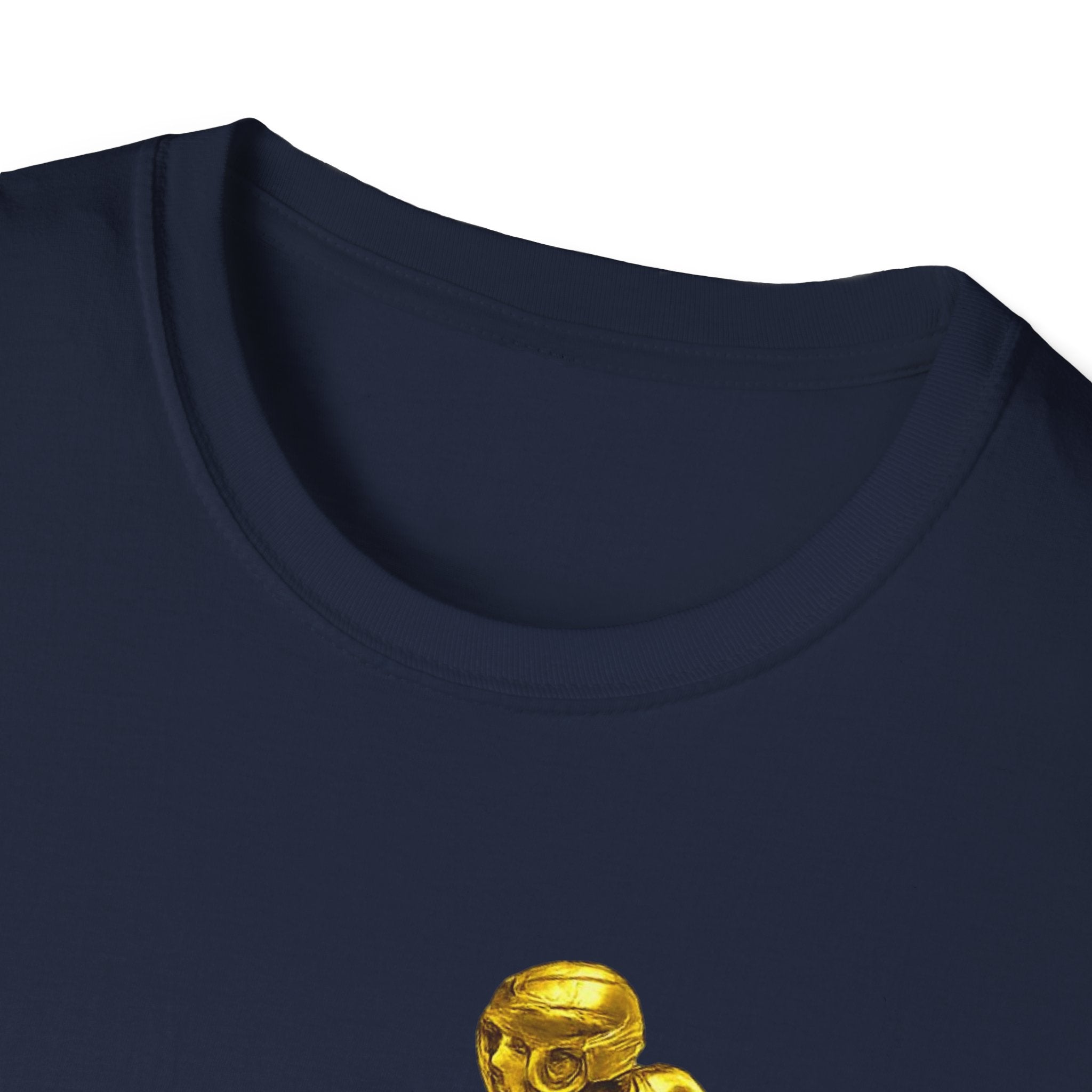 Gold Hockey Player T-Shirt