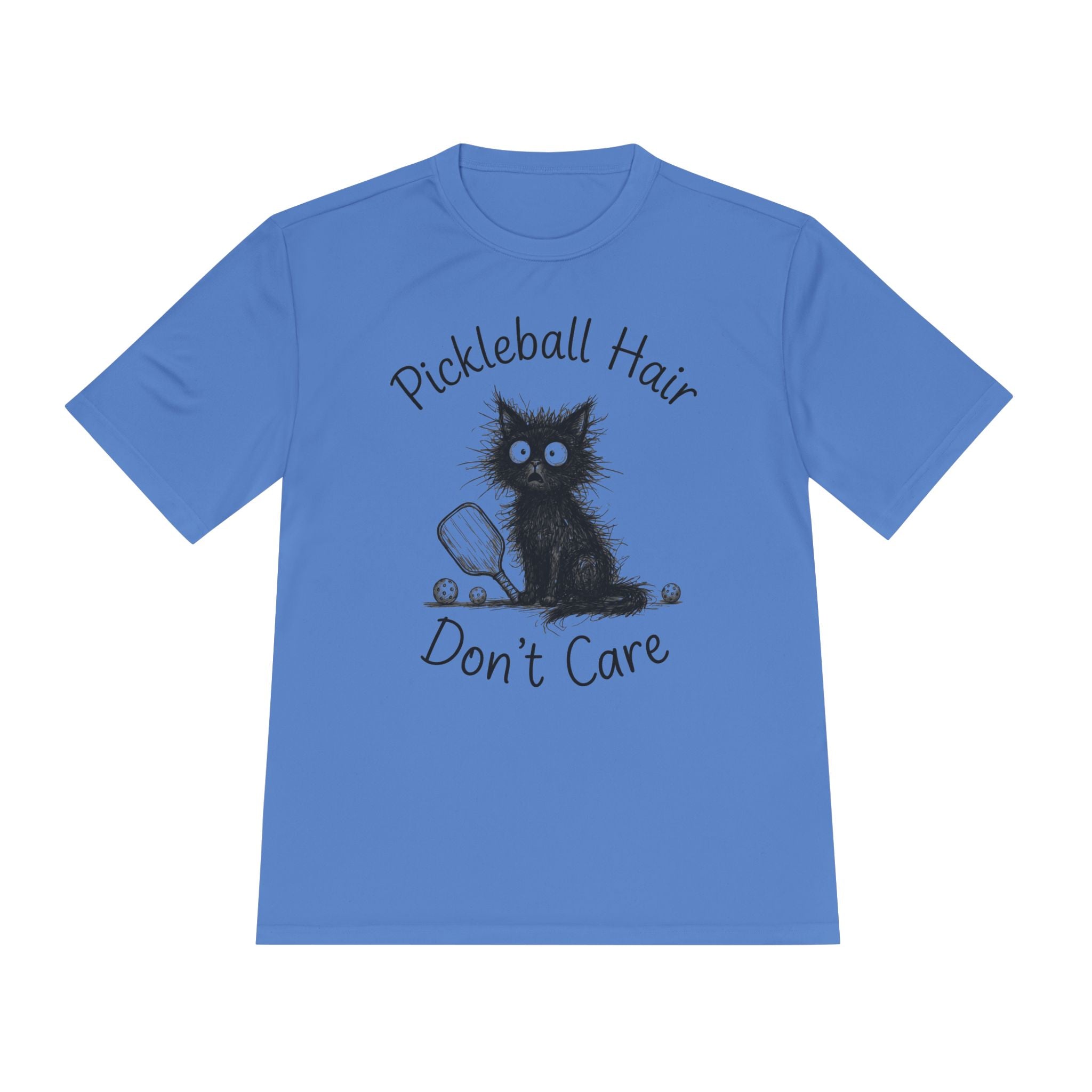 Performance T-Shirt "Hair Don't Care Cat"