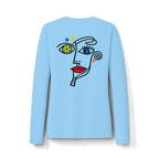 Performance Women's Long Sleeve "Abstract" Front/Back