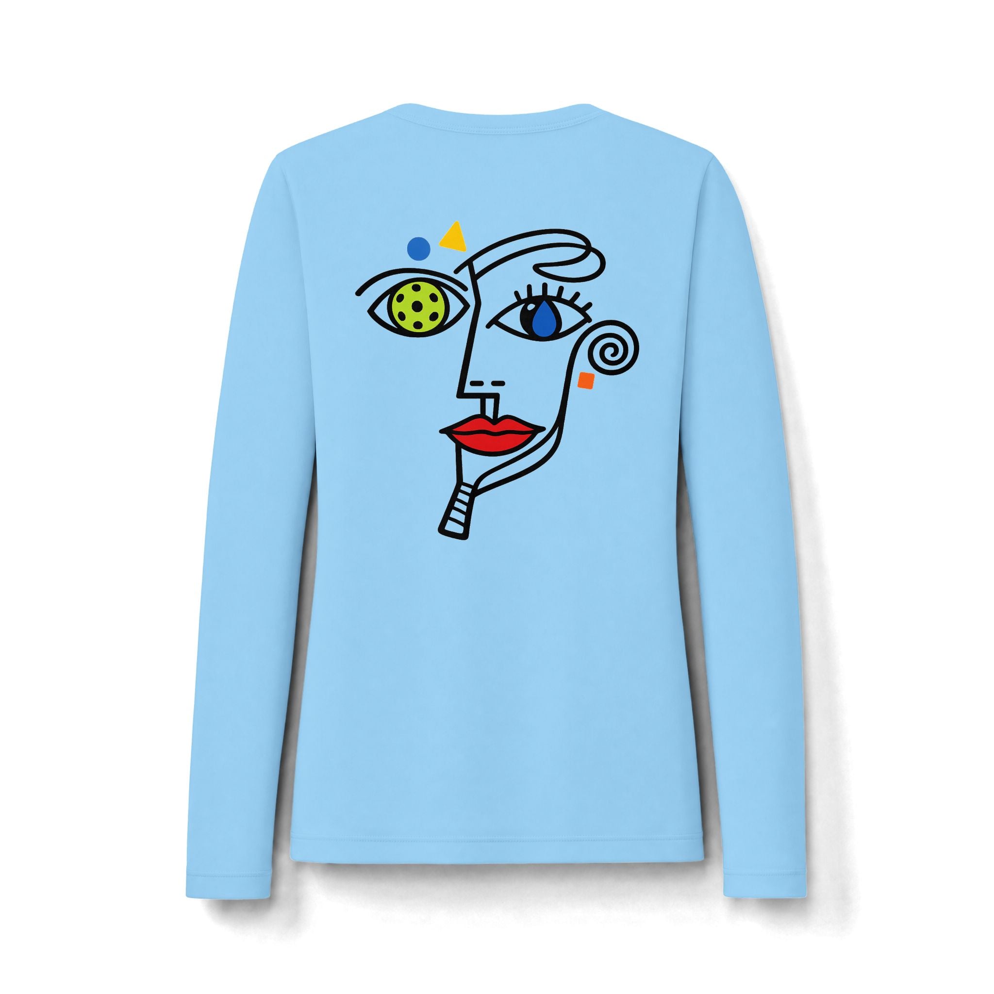 Performance Women's Long Sleeve "Abstract" Front/Back