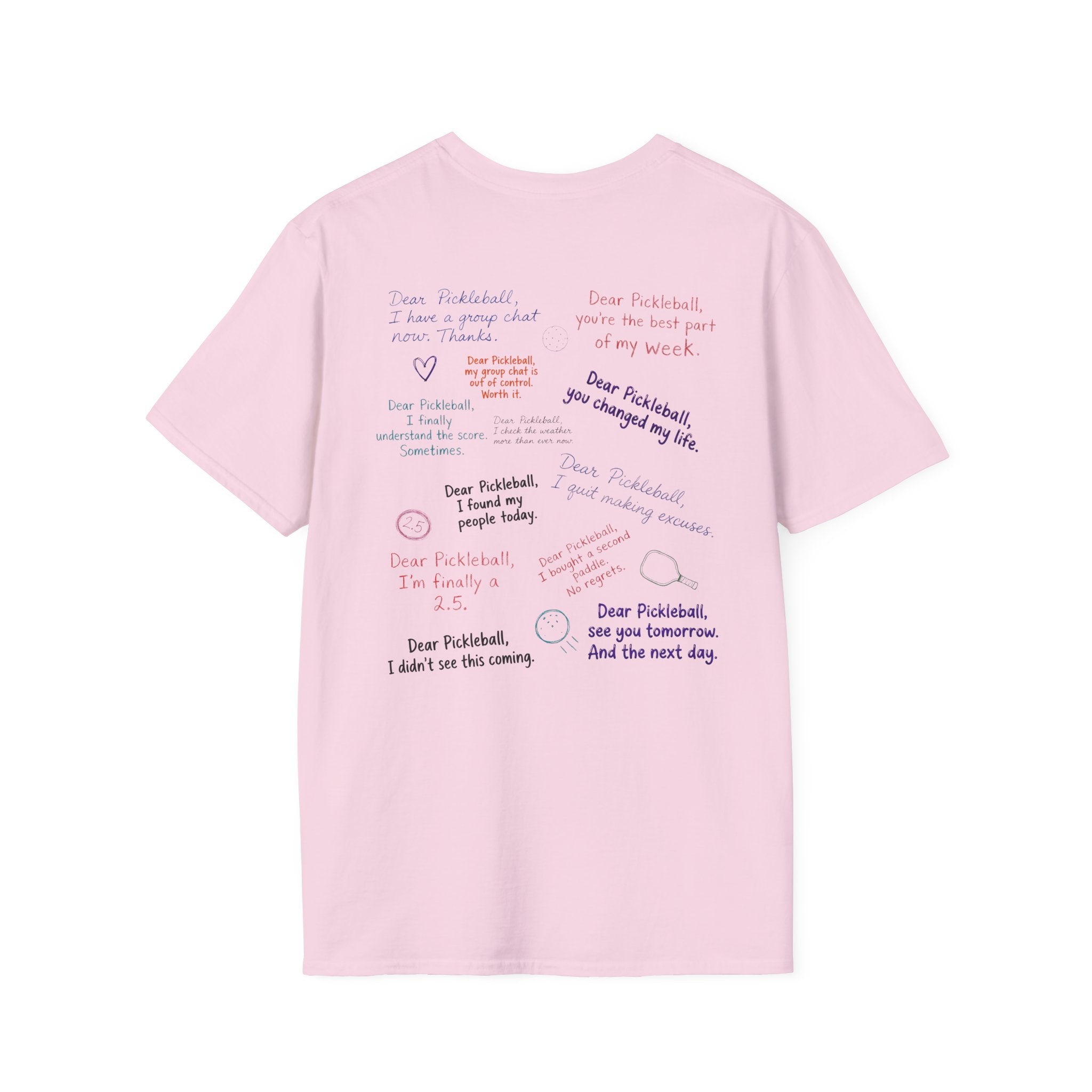 Dear Pickleball "Love Notes" T-Shirt