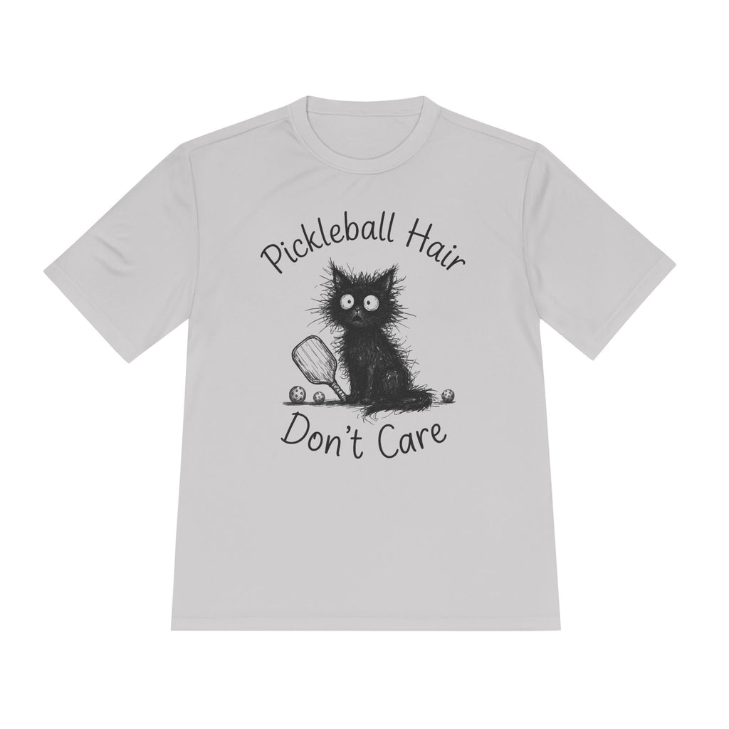 Performance T-Shirt "Hair Don't Care Cat"