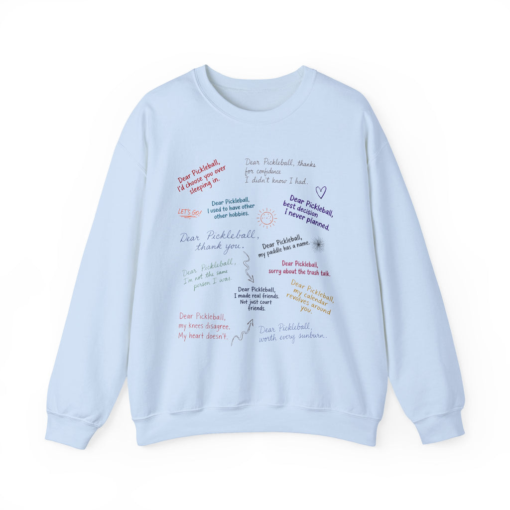 Crewneck Front/Back Love Notes Sweatshirt