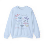 Crewneck Front/Back Love Notes Sweatshirt