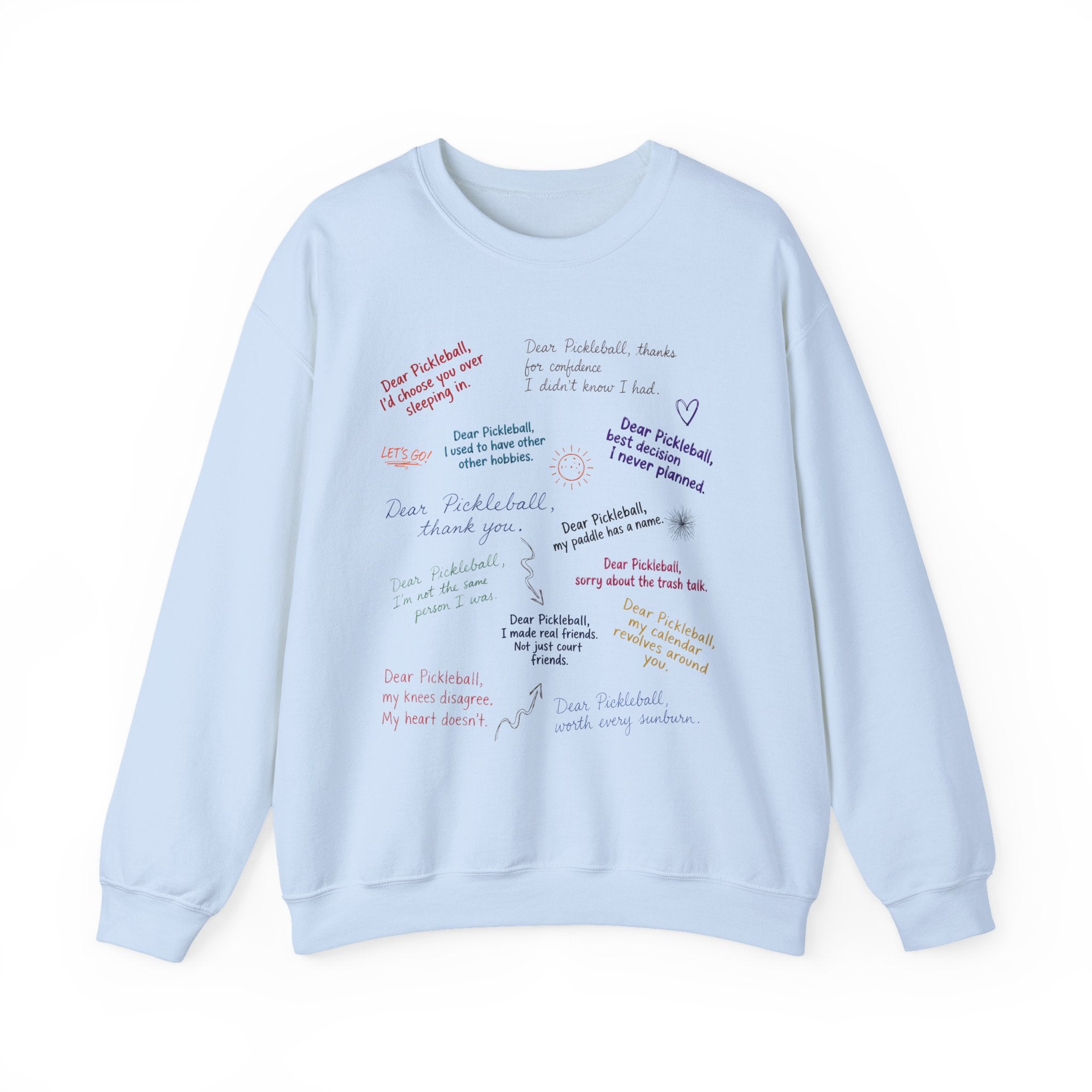 Crewneck Front/Back Love Notes Sweatshirt