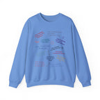 Crewneck Front/Back Love Notes Sweatshirt