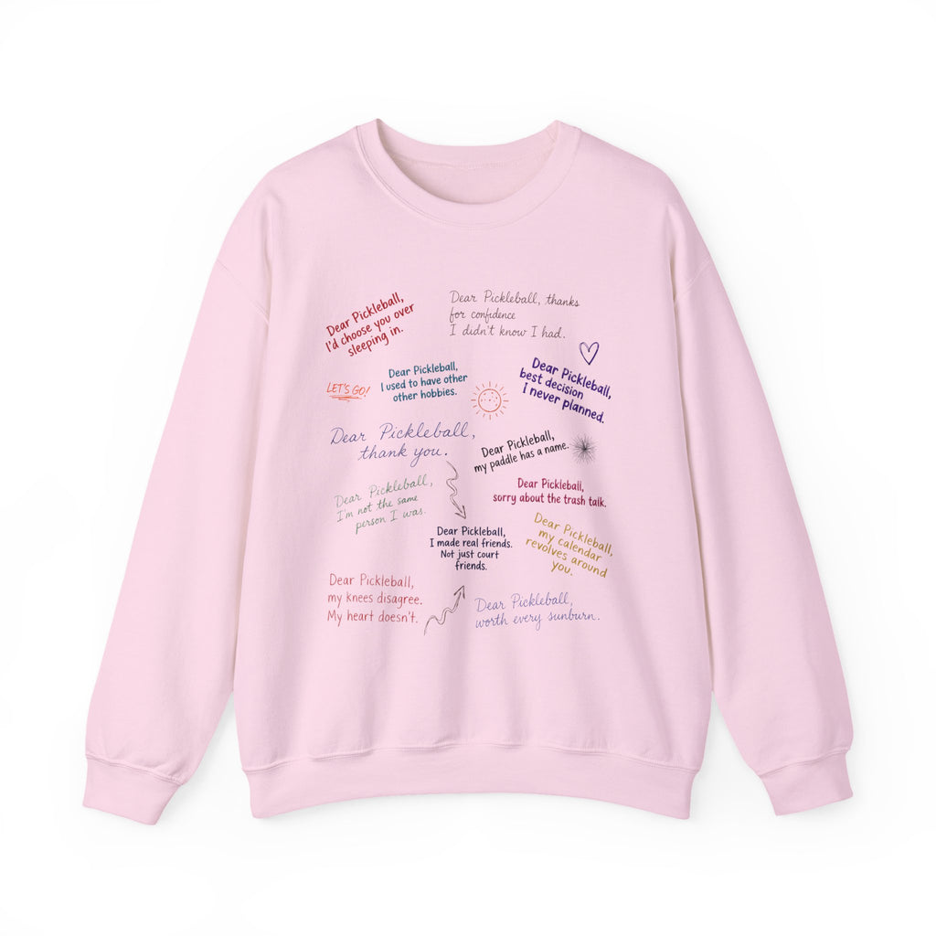 Crewneck Front/Back Love Notes Sweatshirt
