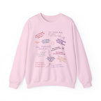 Crewneck Front/Back Love Notes Sweatshirt