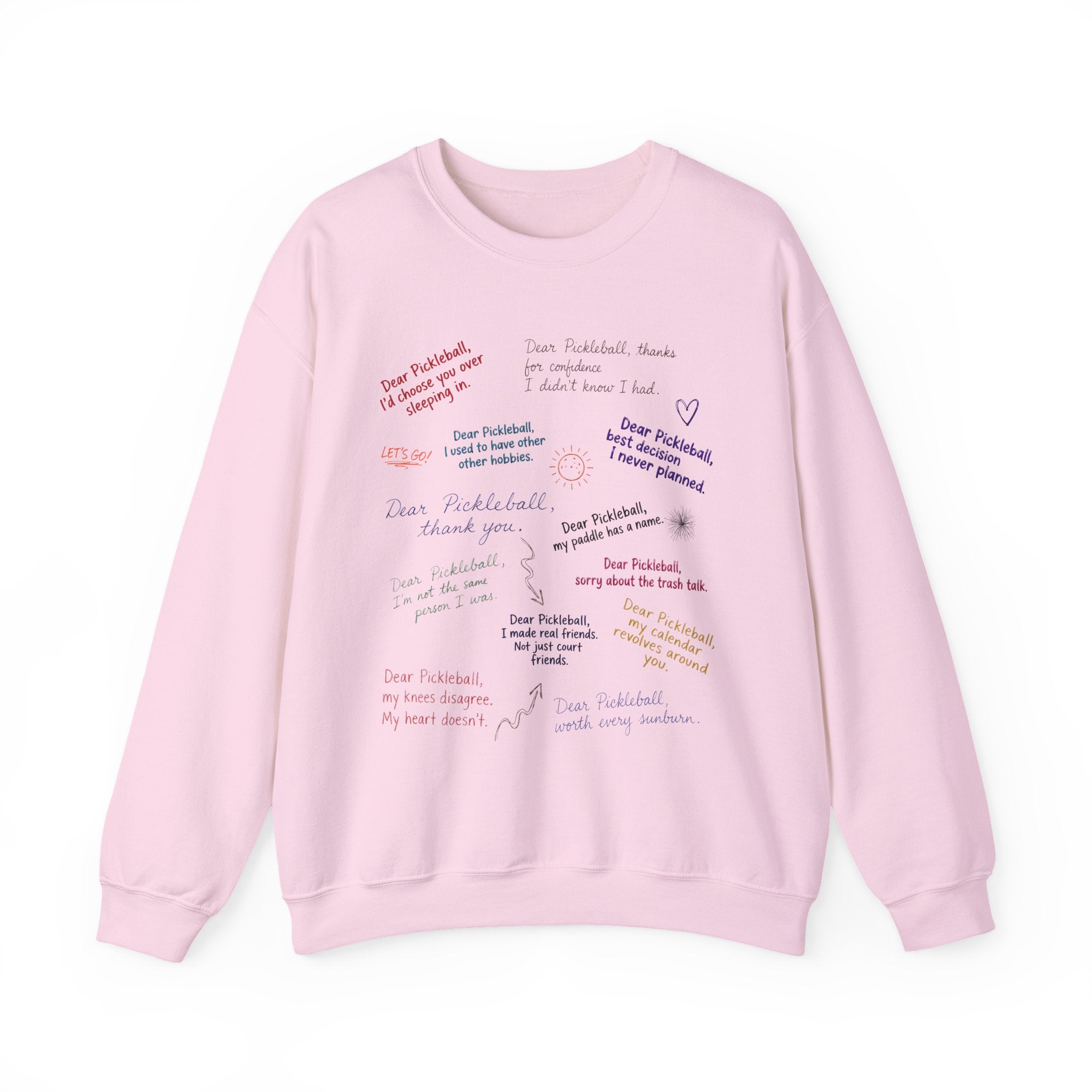 Crewneck Front/Back Love Notes Sweatshirt