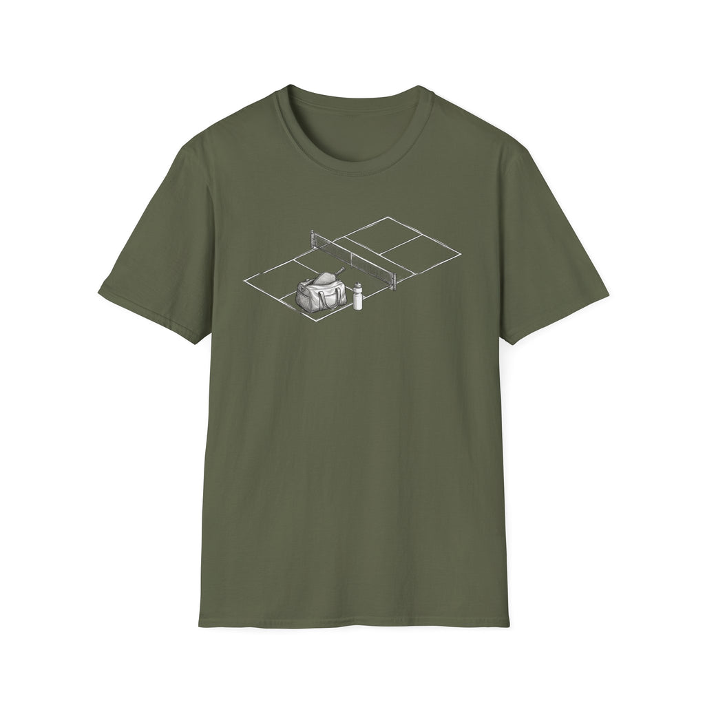Sketch Gym Bag & Pickleball Court T-Shirt