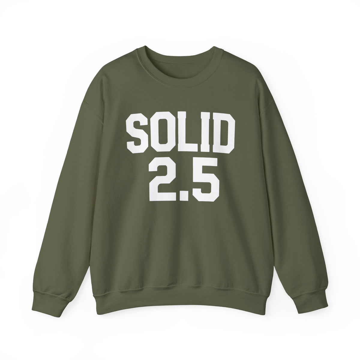 Crewneck Sweatshirt Solid 2.5