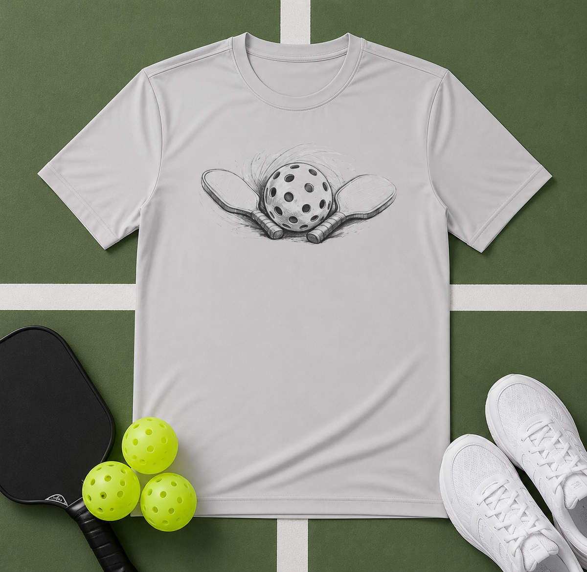 Performance T-Shirt "Paddle and Ball"